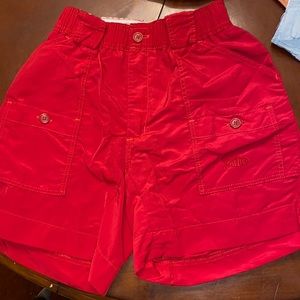 Men’s Red AFTCO Shorts